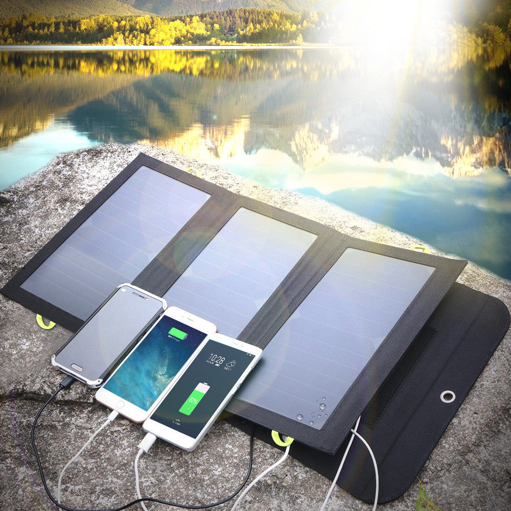 AUREVIAN 10000mAh Portable Solar Charging