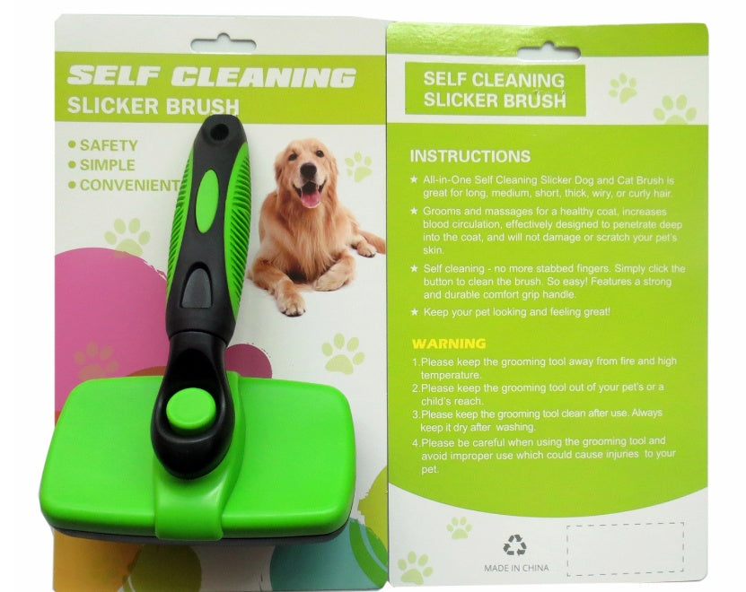 AUREVIAN Pet Self Cleaning Brush
