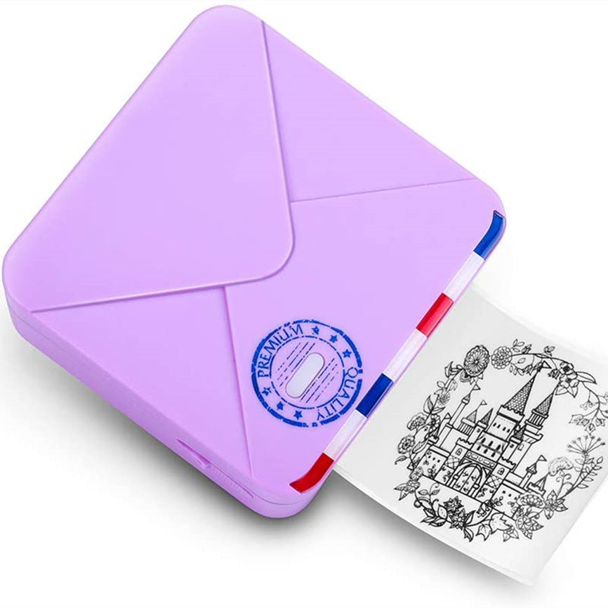 AUREVIAN Pocket Small Mini Bluetooth Handheld Portable Thermal Printer