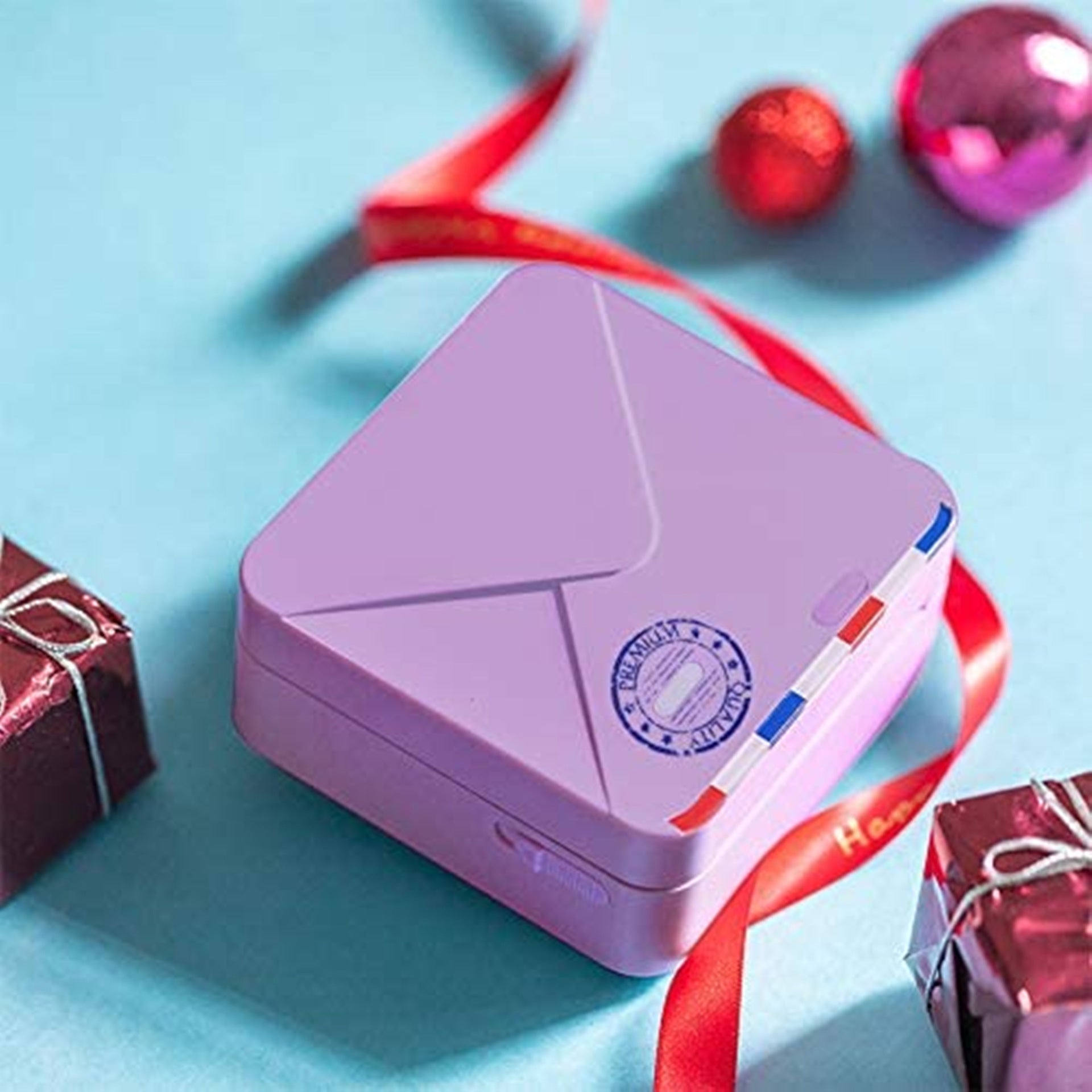 AUREVIAN Pocket Small Mini Bluetooth Handheld Portable Thermal Printer