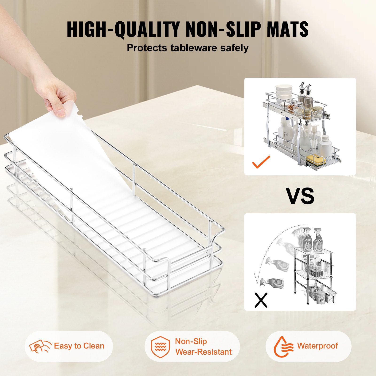 AUREVIAN Under Sink Organizer