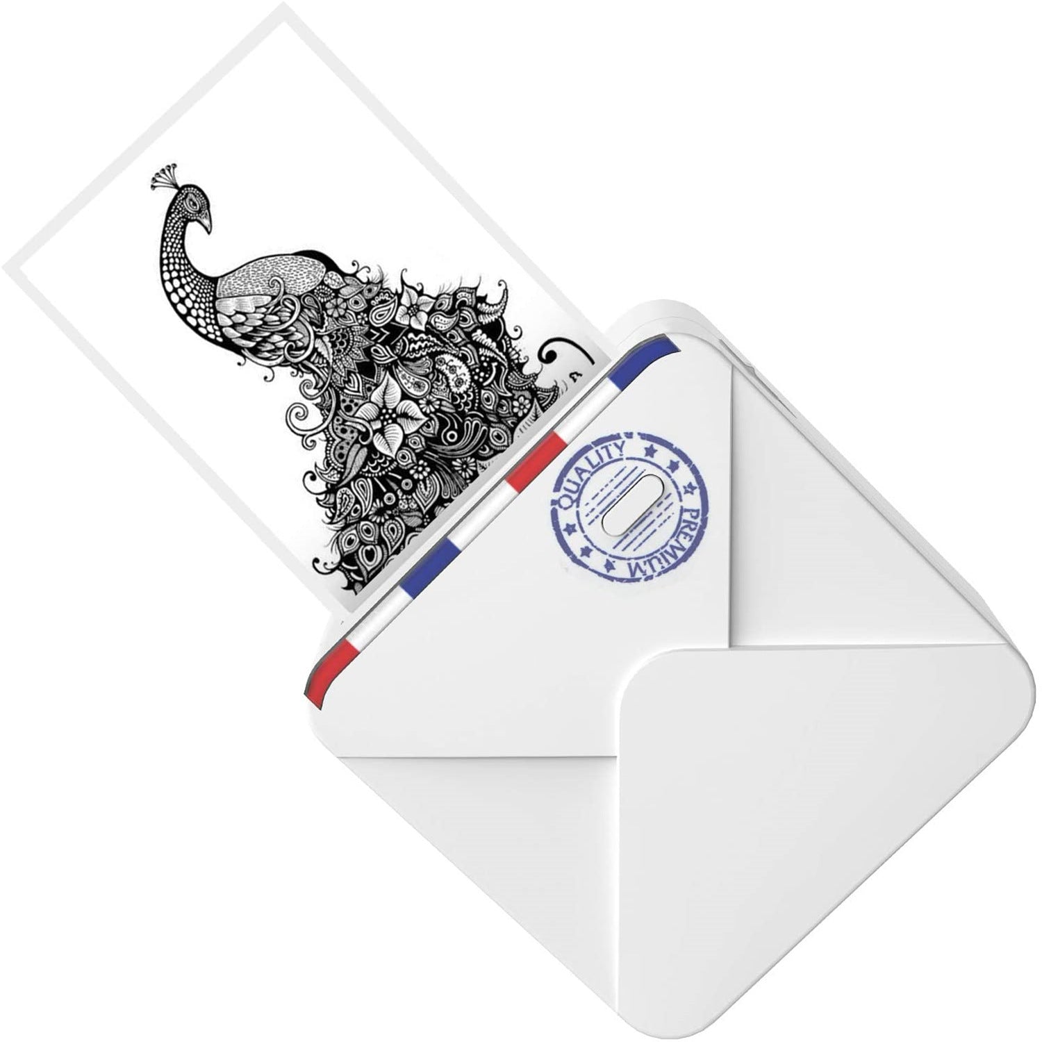 AUREVIAN Pocket Small Mini Bluetooth Handheld Portable Thermal Printer