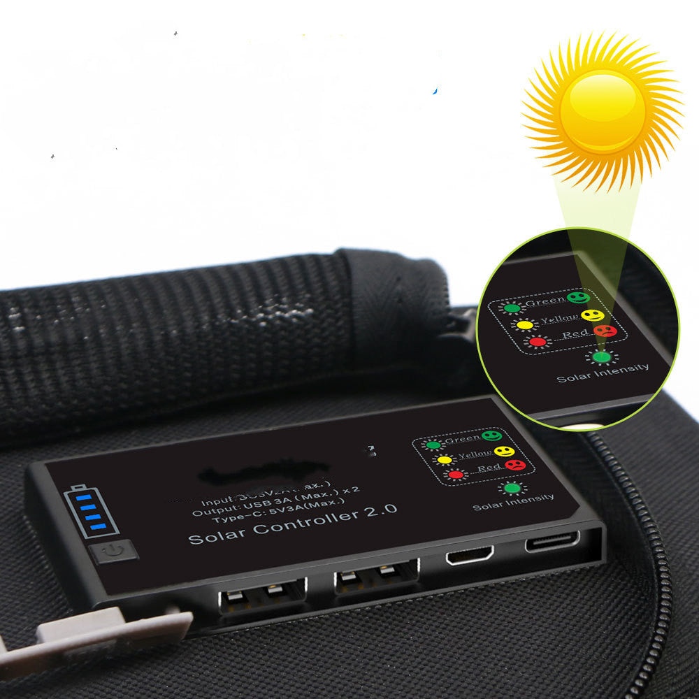 AUREVIAN 10000mAh Portable Solar Charging