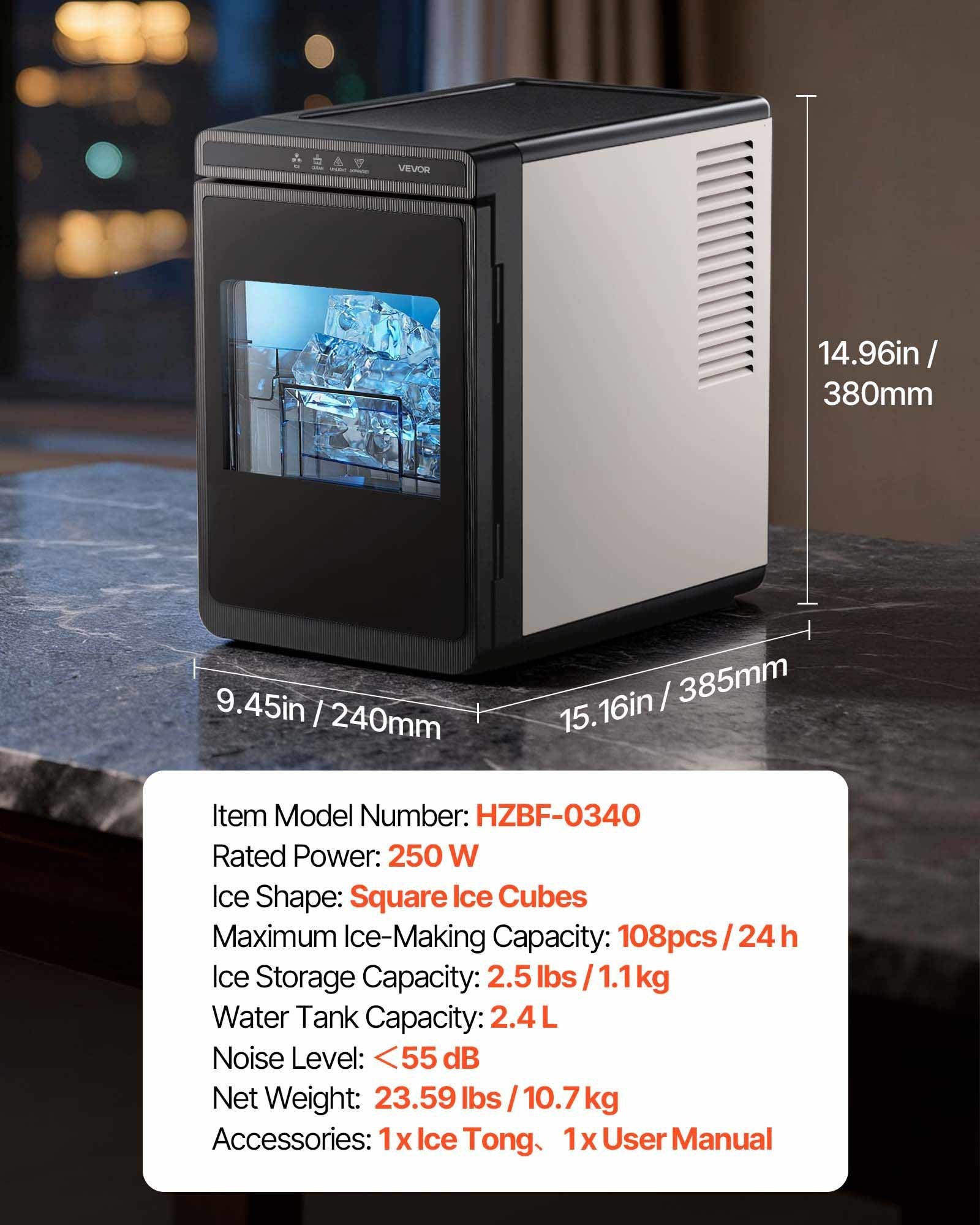 AUREVIAN Portable Mini Ice Maker Machine