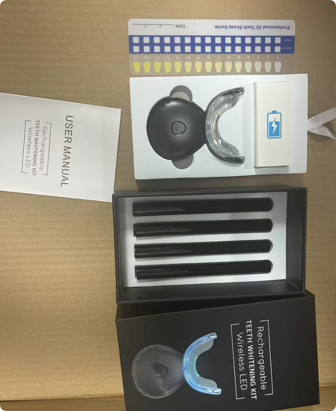 AUREVIAN Teeth Whitening Kit, Charging Kit, Dental Instrument Kit, Wireless Light Kit