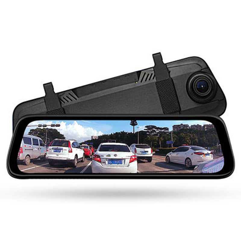 AUREVIAN Streaming Dashcam HD Rearview Mirror Dual Lens Reversing Video